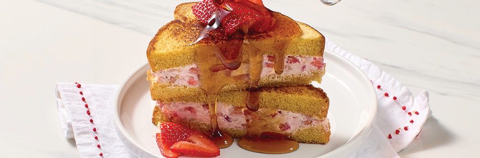 Strawberry Stuffed French Toast
