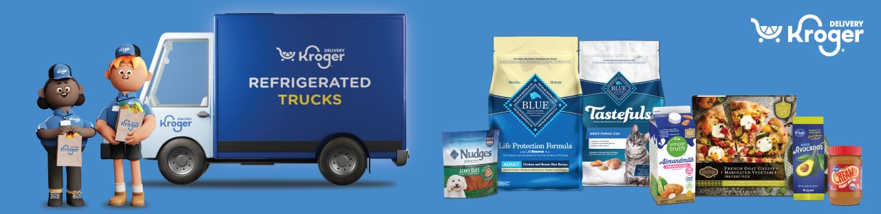 Kroger Delivery Refrigerated Truck with Kroji Characters